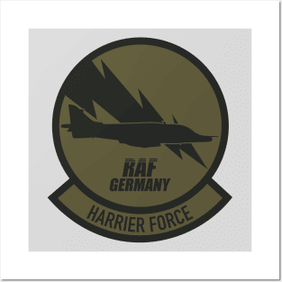 RAF Germany Harrier Force (Small logo) Posters and Art